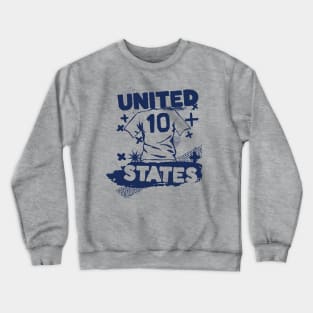 Vintage American Soccer // Retro Grunge USA Soccer Crewneck Sweatshirt